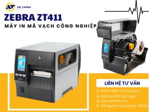 Máy In Mã Vạch Zebra ZT411