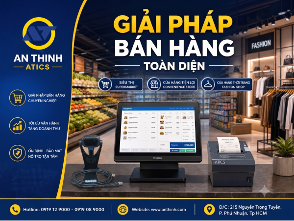 Giải Pháp Bán Hàng Cho Siêu Thị, Cửa Hàng Tiện Lợi, Shop thời trang