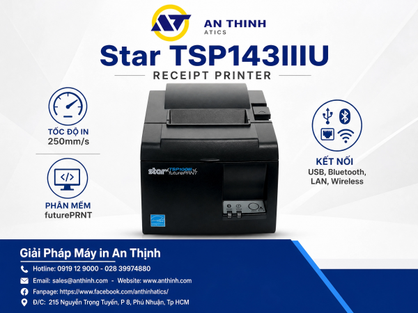 Máy In Hóa Đơn Star TSP 143 IIIU